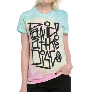 Hot Topic, Panic at the Disco, Blue Yellow Pink Tie Dye